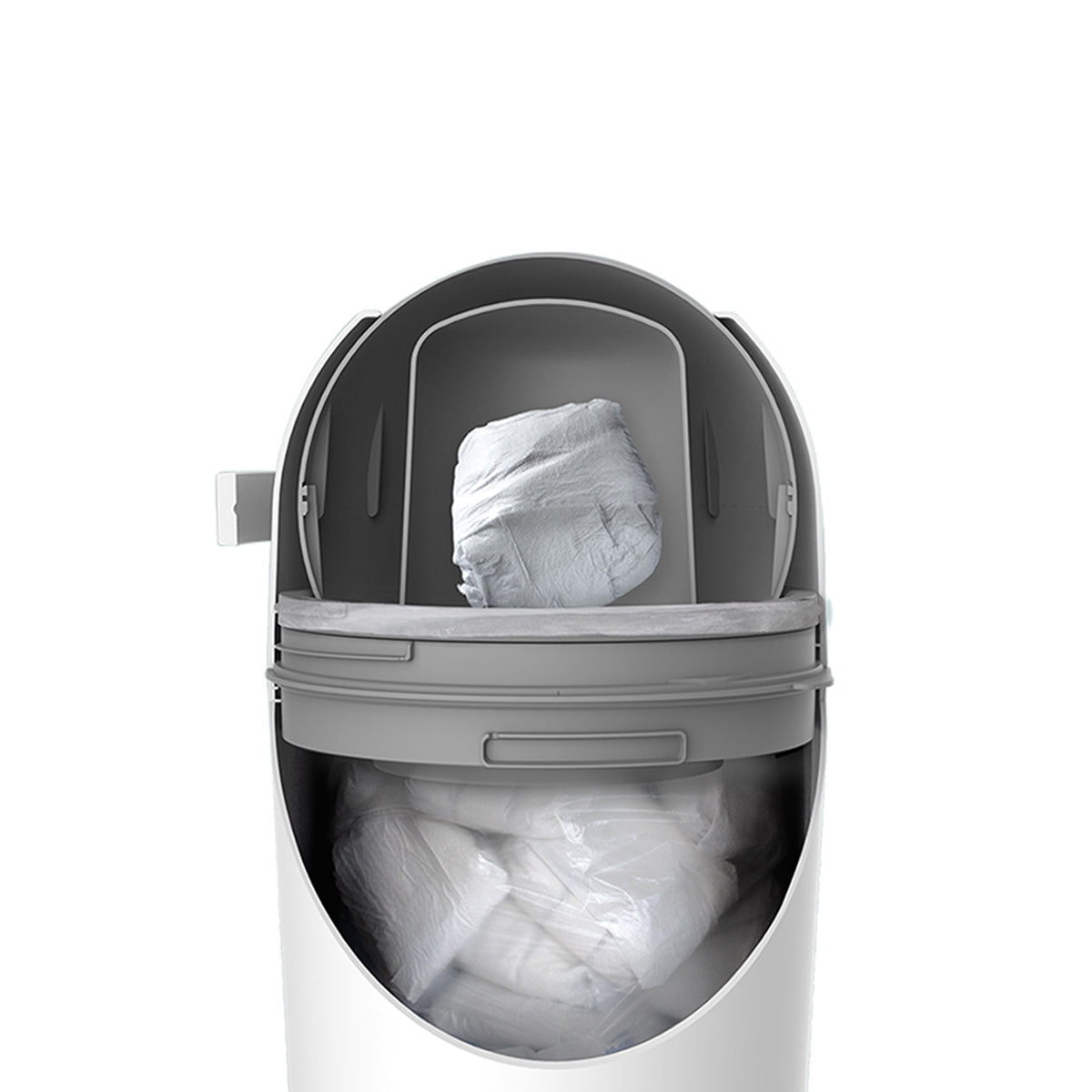 Heka L Nappy Bin - Graphite